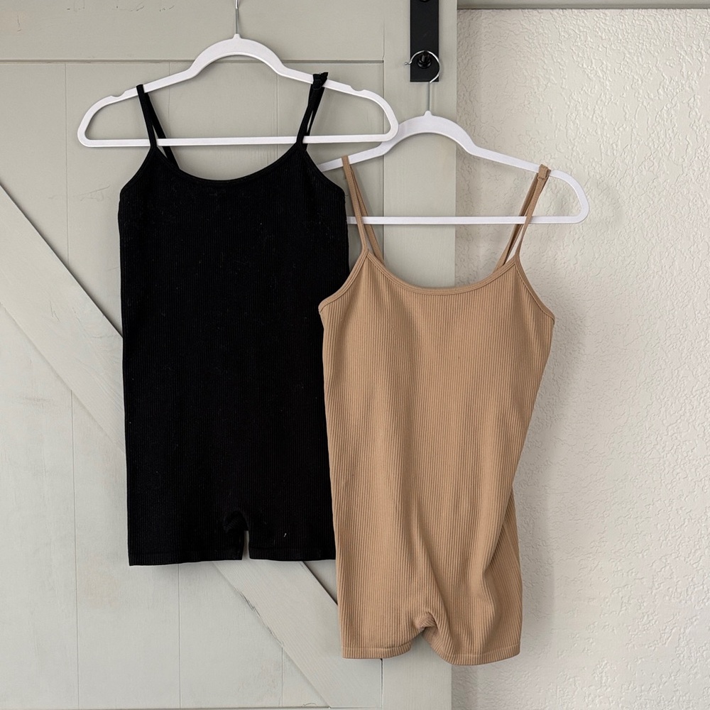 No Boundaries Ribbed Bodysuit Rompers